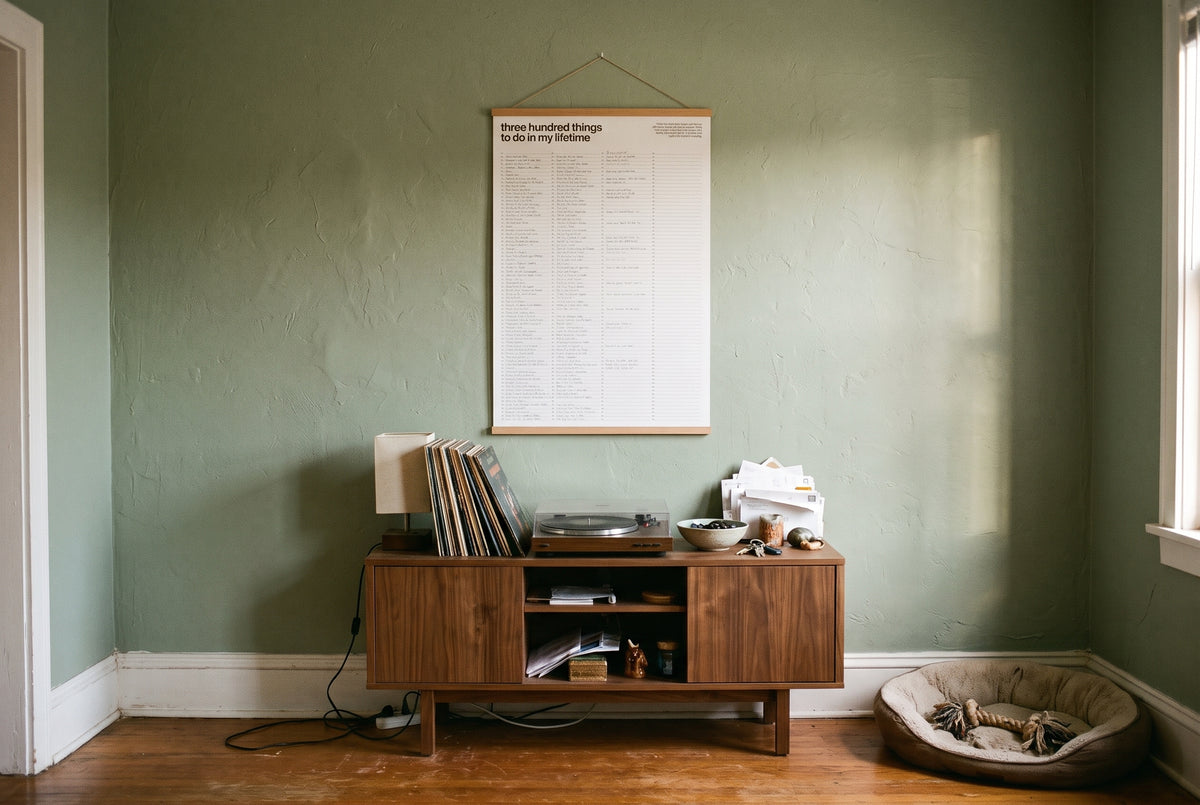 The 300 List - White With Frame
