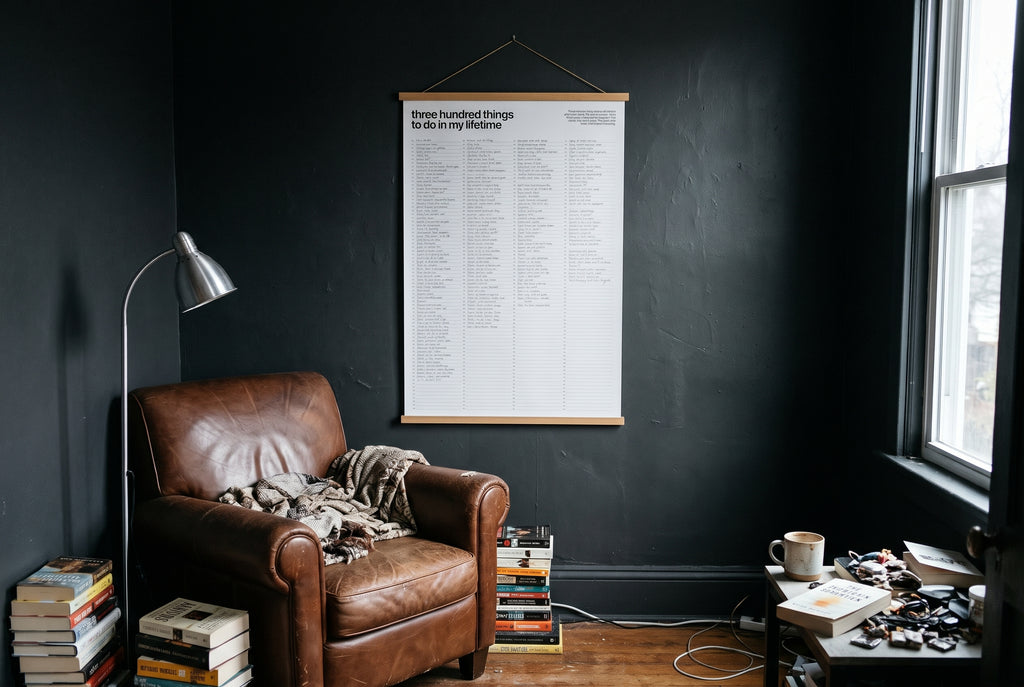 The 300 List - White With Frame